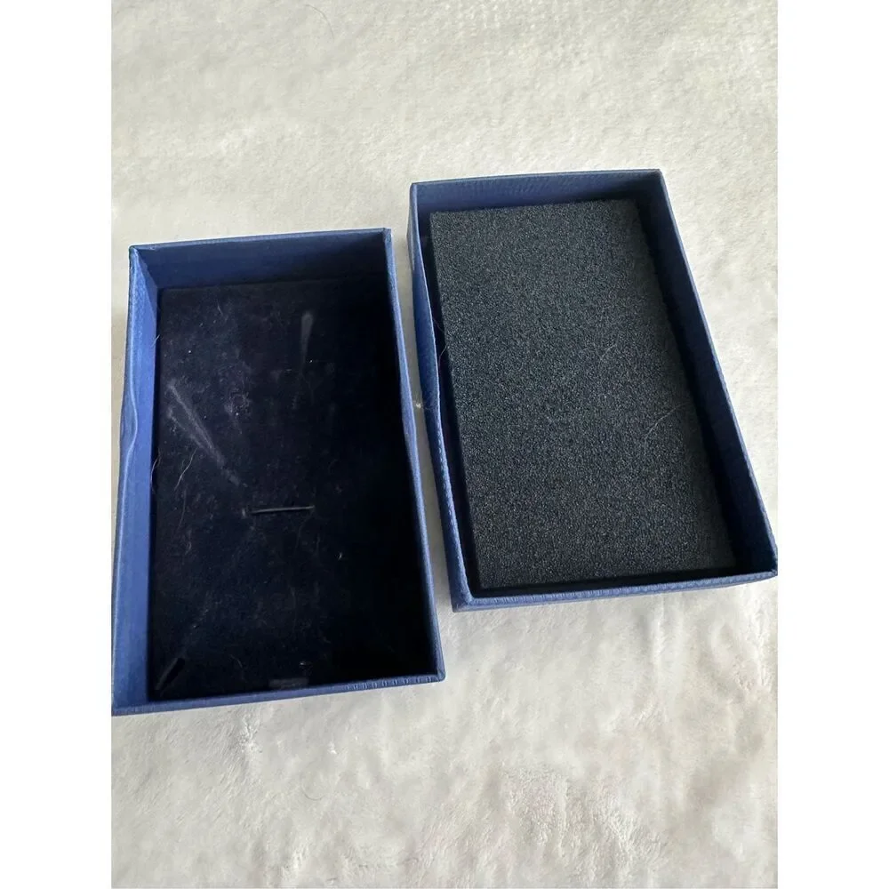 Swarovski necklace dark blue gift box